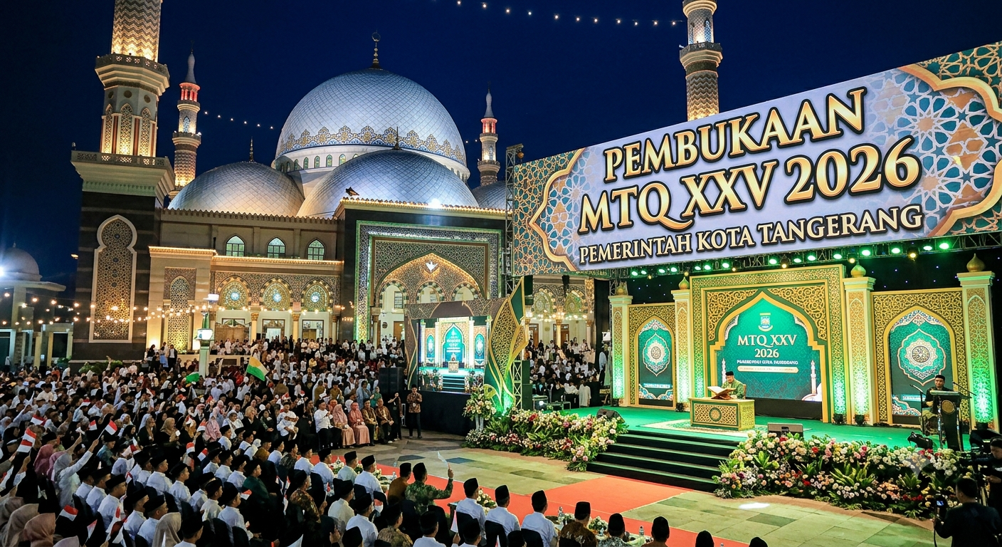 Jelang Pembukaan MTQ XXV, Pemkot Tangerang Imbau Masyarakat Hindari Jalan Raden Fatah Ciledug